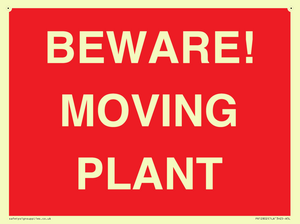BEWARE! MOVING PLANT